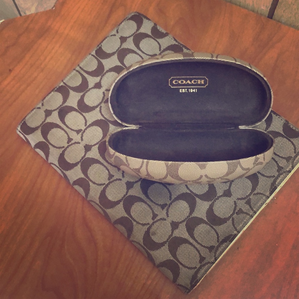 Large Coach Eyeglass Case